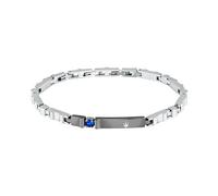 Maserati Herrenarmband JM224AXO03 – Edelstahl, Sapphire-Kollektion, Blau, Einheitsgröße, 3,5 cm