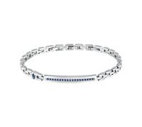 Maserati Herrenarmband aus Stahl, Blaue Kristalle, ICONIC-Kollektion JM424AVD61
