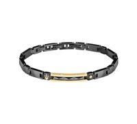 Maserati Armband JM224ATZ36 Edelstahl Keramik Herren Einheitsgröße Schwarz/Gold