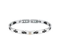 Maserati Herrenarmband aus Stahl, Keramik, CERAMIC-Kollektion, Schwarz - JM424ATZ49