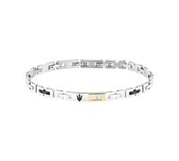 Maserati Herrenarmband aus Stahl, Natürliche Diamanten, DIAMONDS Kollektion, Geschenkideen - JM125ATY25