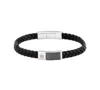 Maserati Herrenarmband aus Stahl, Naturleder, Kollektion RECYCLED LEATHER JM424AVE26