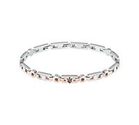 Maserati Herrenarmband aus Stahl, schwarzem PVD, Stein, Iconic Collection JM423AVD16