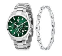 Maserati Herrenuhr, Analog, Quarz, Multifunktion, Stahlarmband, Attrazione Collection - R8853151017