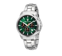 Maserati Successo 42 Mm Uhr One Size Silver / Green Dial