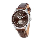 Maserati Herrenuhr, Automatik, Nur Zeit, 42 mm, SORPASSO Kollektion, Braunes Lederarmband - R8821124002