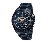 Maserati R8873612054 Herrenuhr Chronograph Traguardo Blau/Roségoldfarben