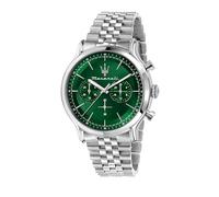 Maserati Herrenuhr, Chronograph, Analog, Stahlarmband, wasserdicht, 42-mm-Gehäuse, Vintage-Kollektion - R8873618033