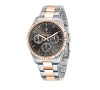 Maserati Herrenuhr, Competizione Kollektion, aus Edelstahl, Rosegold PVD, mit Edelstahl-Armband - R8853100020