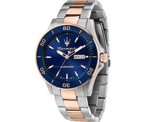 Maserati Herrenuhr Edelstahl, Edelstahl roségold Herren