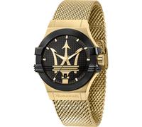 Maserati Herrenuhr Edelstahl gold Herren