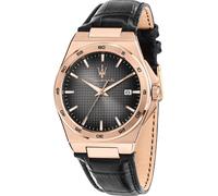 Maserati Herrenuhr, Zeit, Datum, Analog, 40 mm, Kollektion Speed Slim, Armband aus Leder - R8851153001