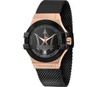 Maserati Herrenuhr Edelstahl schwarz Herren