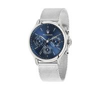 Maserati Uhren R8853118019 Herrenuhr Multifunktion Epoca silberfarben/blau