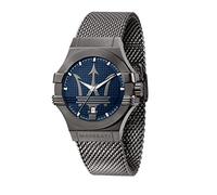 Maserati Herrenuhr, Potenza Kollektion, aus Edelstahl, Grau PVD, mit Edelstahl-Armband - R8853108005