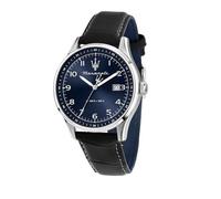 Maserati Herrenuhr, Uhrzeit, Datum, Analog, 42 mm, Lederarmband, SORPASSO-Kollektion - R8851124003