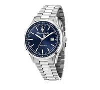Maserati Herrenuhr, Uhrzeit, Datum, Analog, 42 mm, SORPASSO Kollektion, Blaues Zifferblatt - R8853124004