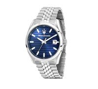 Maserati Herrenuhr, Uhrzeit, Datum, Analog, 43 mm, ATTRAZIONE Kollektion, Horizontale Streifen