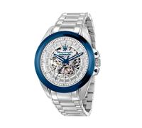 Maserati Traguardo Herrenuhr Automatik 43mm Silber