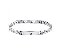 Maserati Jewels Herren Armband aus Stahl, blau IP - JM222AVD05