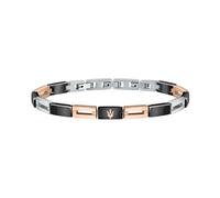 Maserati JEWELS Herren Armband aus Stahl, Keramik, IP Roségold - JM421ATZ09