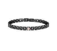 Maserati Armbänder - JM420ATJ01 Bracelet Logo - in schwarz - für Damen - aus Edelstahl - Gr. M