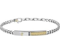 Maserati Jewels Herrenarmband aus Edelstahl, Diamant, IP-Gelbgold - JM521ATY13