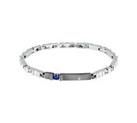 Maserati Herrenarmband JM224AXO03 – Edelstahl, Sapphire-Kollektion, Blau, Einheitsgröße, 3,5 cm
