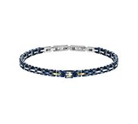 Maserati Herrenarmband JM420ATI01 – Edelstahl Keramik PVD, 22 cm, Blau
