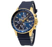 Maserati Men's R8871640004 SFIDA Chrono Blue Dial Watch