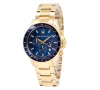 Maserati Men's R8873640008 SFIDA Golden Chrono Watch blue
