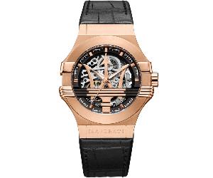 Maserati Potenza R8821108039 42 mm Automatische Skelett Herrenuhr Einheitsgröße