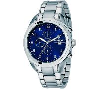 Maserati R8853112505 Traguardo Herren-Chronograph mit blauer Zifferblatt Einheitsgröße