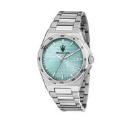 Maserati Herrenuhr R8853153002 Velocità Slim Quarz 40 mm Silber/Hellblau