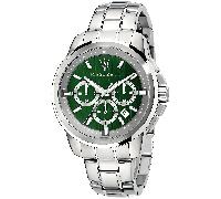 Maserati R8873621017 Successo Chronograph Herrenuhr mit grünem Zifferblatt Einheitsgröße