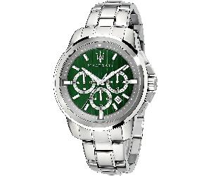 Maserati R8873621017 Successo Chronograph Herrenuhr mit grünem Zifferblatt Einheitsgröße