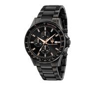 Maserati Uhren R8873640011 Herrenuhr Chronograph Sfida Schwarz