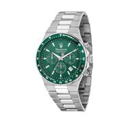 Maserati Sfida Herren-Chronographenuhr | Stahl, Gehäuse 41.00mm, Poliert, Satiniert, Grau