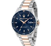 Maserati Herrenuhr, Sfida Kollektion, aus Edelstahl, Rosegold PVD, mit Edelstahl-Armband - R8853140003
