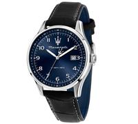 Maserati Herrenuhr, Uhrzeit, Datum, Analog, 42 mm, Lederarmband, SORPASSO-Kollektion - R8851124003
