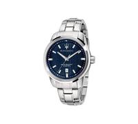 Maserati Successo - Silber / 45 mm / Blau