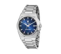 Maserati Velocità slim Herrenuhr Automatik 40mm Silber