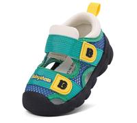 MASOCIO Baby Sandalen Junge Mädchen Lauflernsandalen Sommer Lauflern Schuhe Babyschuhe Kleinkind Kinder Sommerschuhe Shoes Sandals Draußen Outdoor Größe 24 Blau