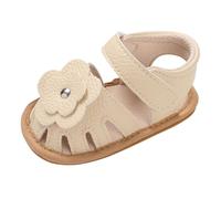 MASOCIO Baby Sandalen Mädchen Baby Schuhe Sommer Babyschuhe Sommerschuhe 8 9 10 Kleinkind Lauflern Lauflernsandalen Shoes 1 Jahr Größe 20 Sandals ab 12-18 Monate Beige