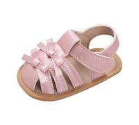 MASOCIO Baby Sandalen Mädchen Baby Schuhe Sommer Babyschuhe Sommerschuhe 8 9 10 Kleinkind Lauflernsandalen Lauflern Shoes 1 Jahr Größe 19 Sandals ab 6-12 Monate Rosa