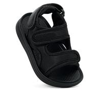 MASOCIO Kinder Sandalen Junge Mädchen Lauflernsandalen Sommer Lauflern Schuhe Baby Kleinkind Sommerschuhe Shoes Sandals Kindersandalen Draußen Outdoor Größe 23 Schwarz