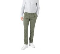 Mason's Bundfaltenhose Herren Regular Fit Leinen grün, 48