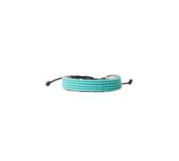 Massai Armband - Sea Green - Original Fair Trade Schmuck aus Afrika - Hochwertiges Lederarmband und Perlenarmband für Männer & Frauen - Handgefertigt von den Massai Maker Mums in Kenia (S)