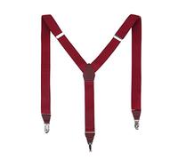 Massi Morino Edelhosenträger für Herren I Längenverstellbare Echtleder Träger in klassischer Y-Form inkl. edler Geschenkbox