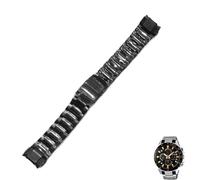 Massives Edelstahl-Uhrenarmband for Casio Edifice EF/EFR-Serie, robuster Metallarmband-Ersatz mit maßgeschneiderten Endgliedern(EFR-540 Black)